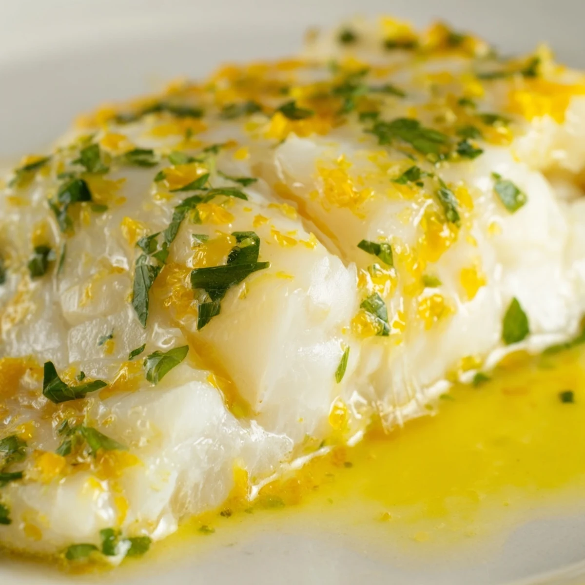 Golden, flaky baked cod with lemon butter sauce served alongside steamed vegetables for a complete, healthy weeknight dinner.  