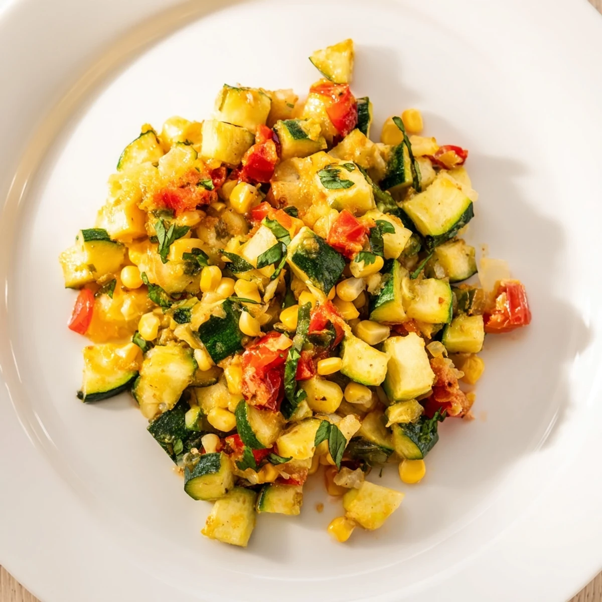 Mexican Calabacitas with Zucchini and Corn