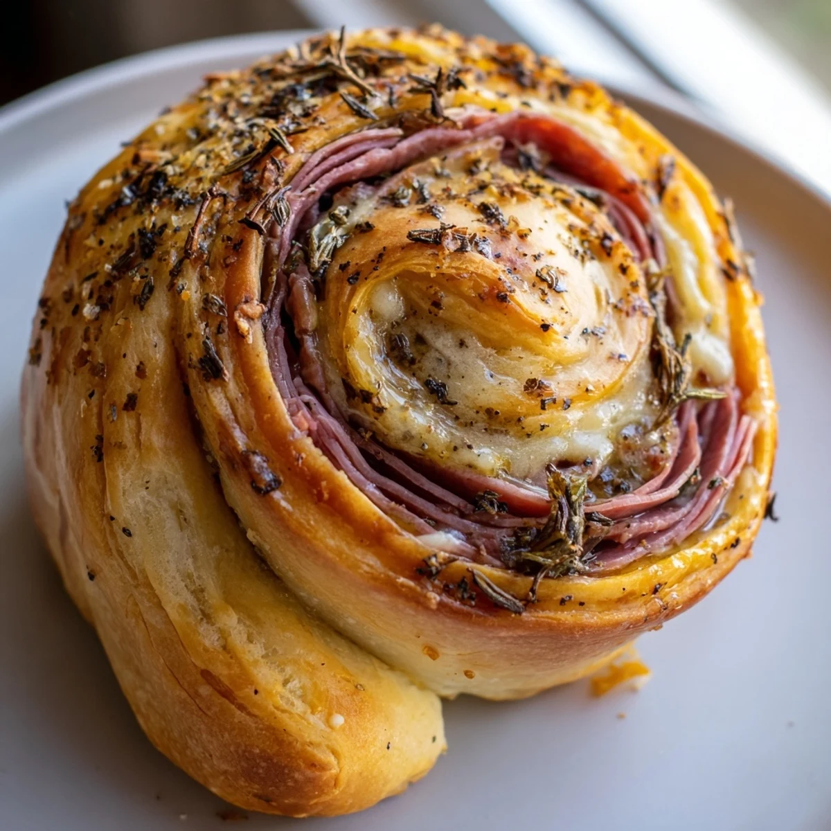 Golden beef and cheese French dip roll ups with savory au jus dipping sauce