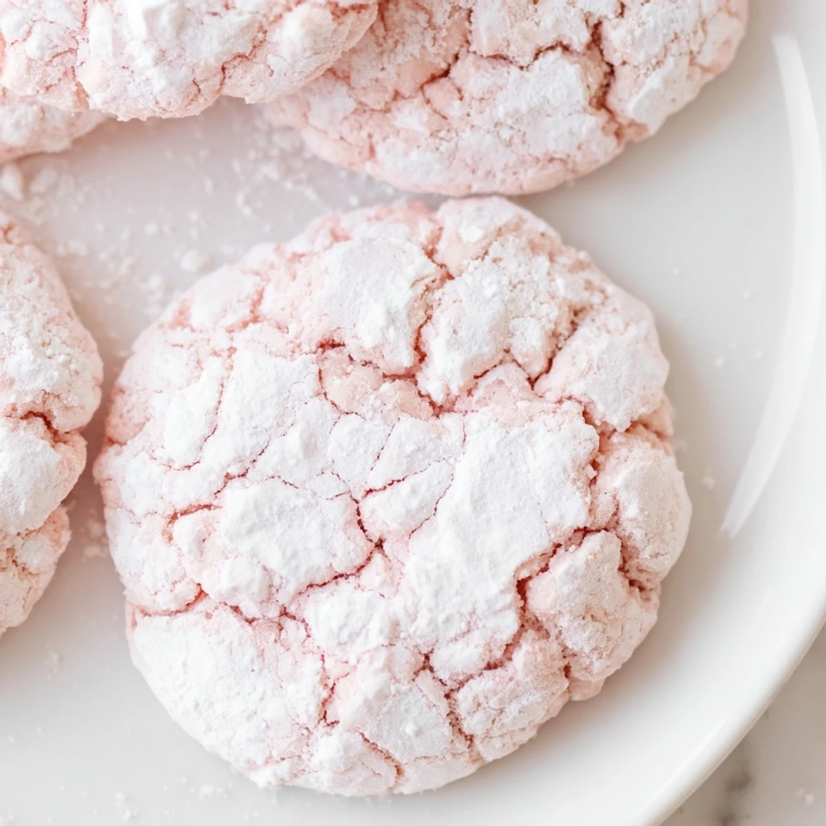 Pastel Crinkle Cookies