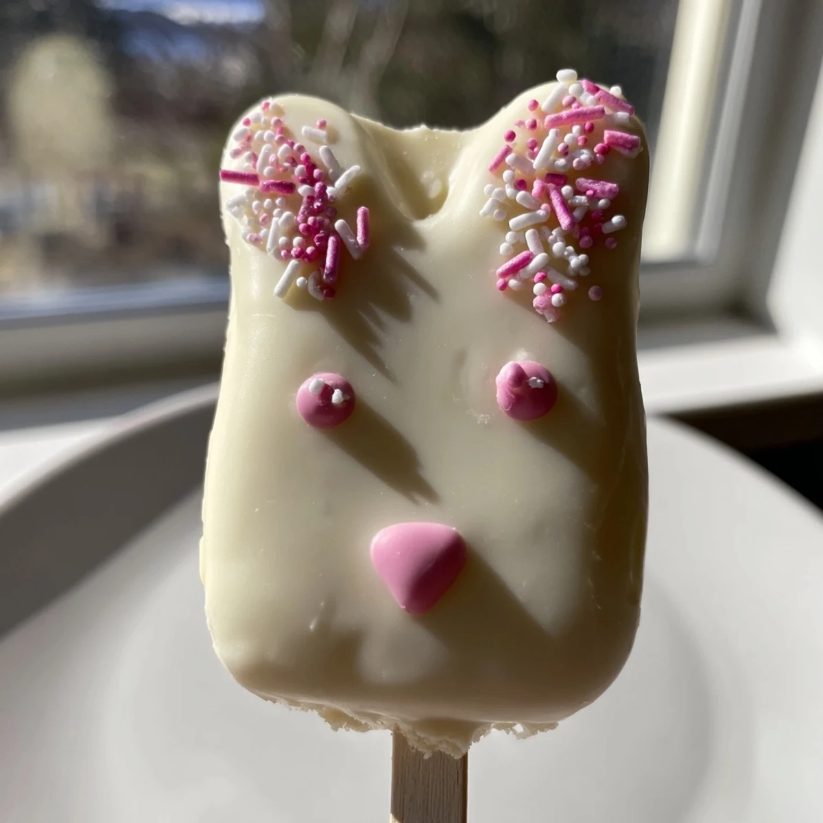 White Chocolate Bunny Cakesicles