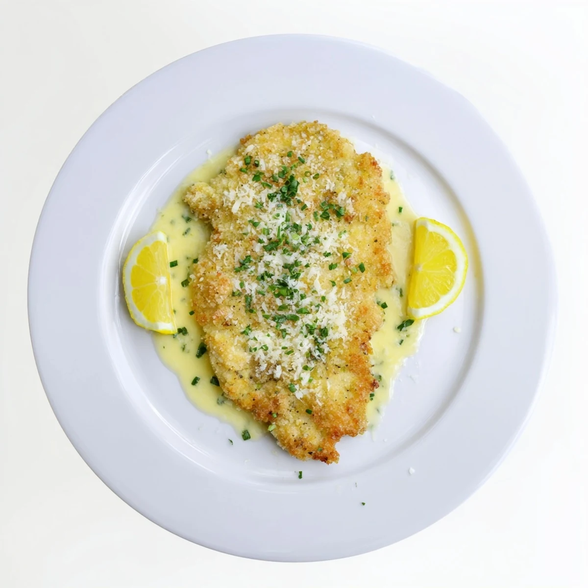 Lemon Chicken Romano Crispy Delight For Cozy Dinners, golden cutlets with lemon