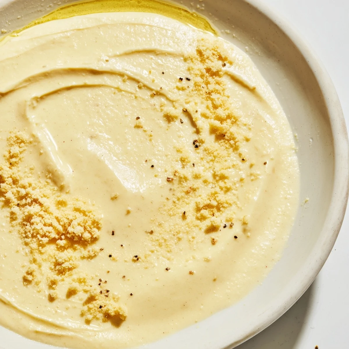 Homemade Parmesan Vinaigrette recipe in a jar, thick texture ready to pour