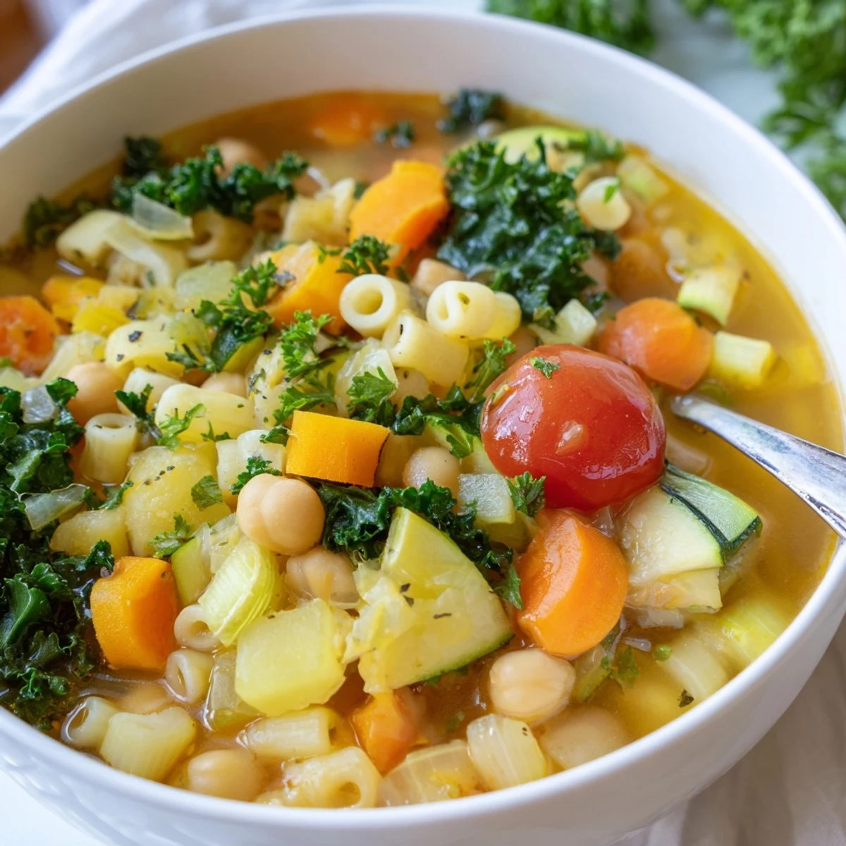 Vegan Italian Penicillin Soup