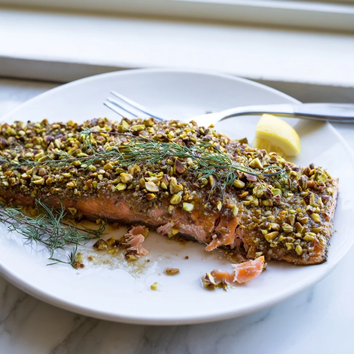 Maple Pistachio Salmon