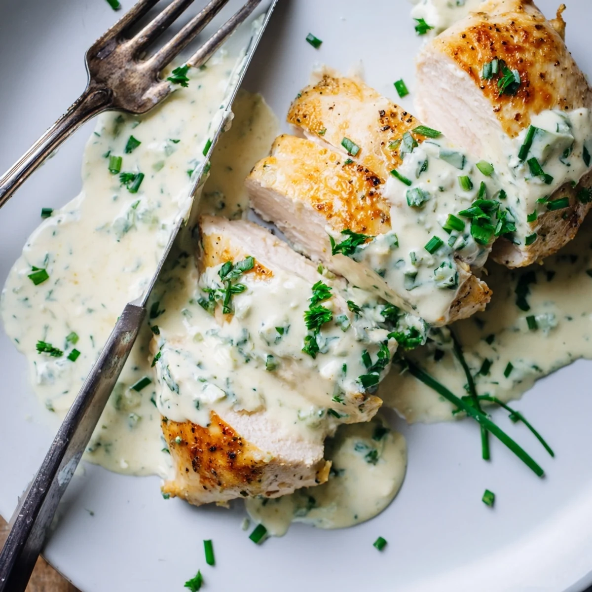 Chicken with Boursin Sauce