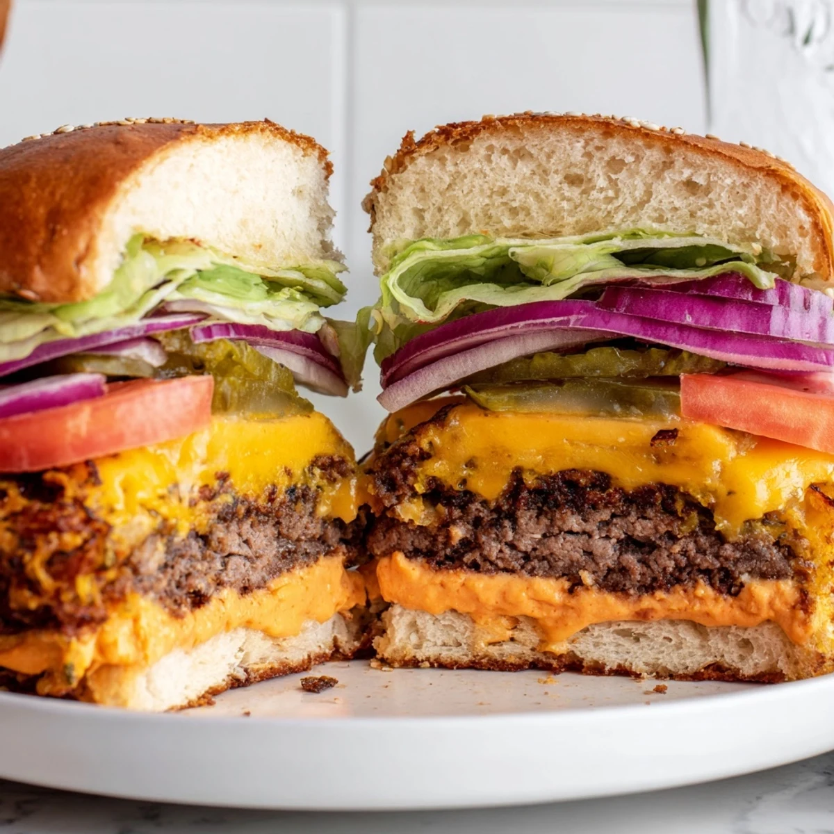 Crispy Hash Brown Smash Burgers
