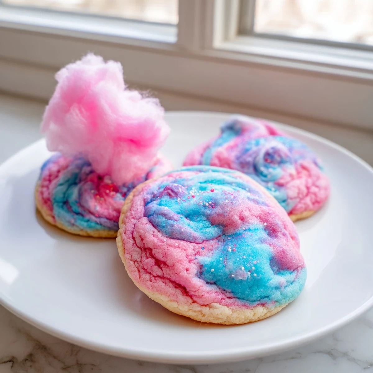 Cotton Candy Cookies