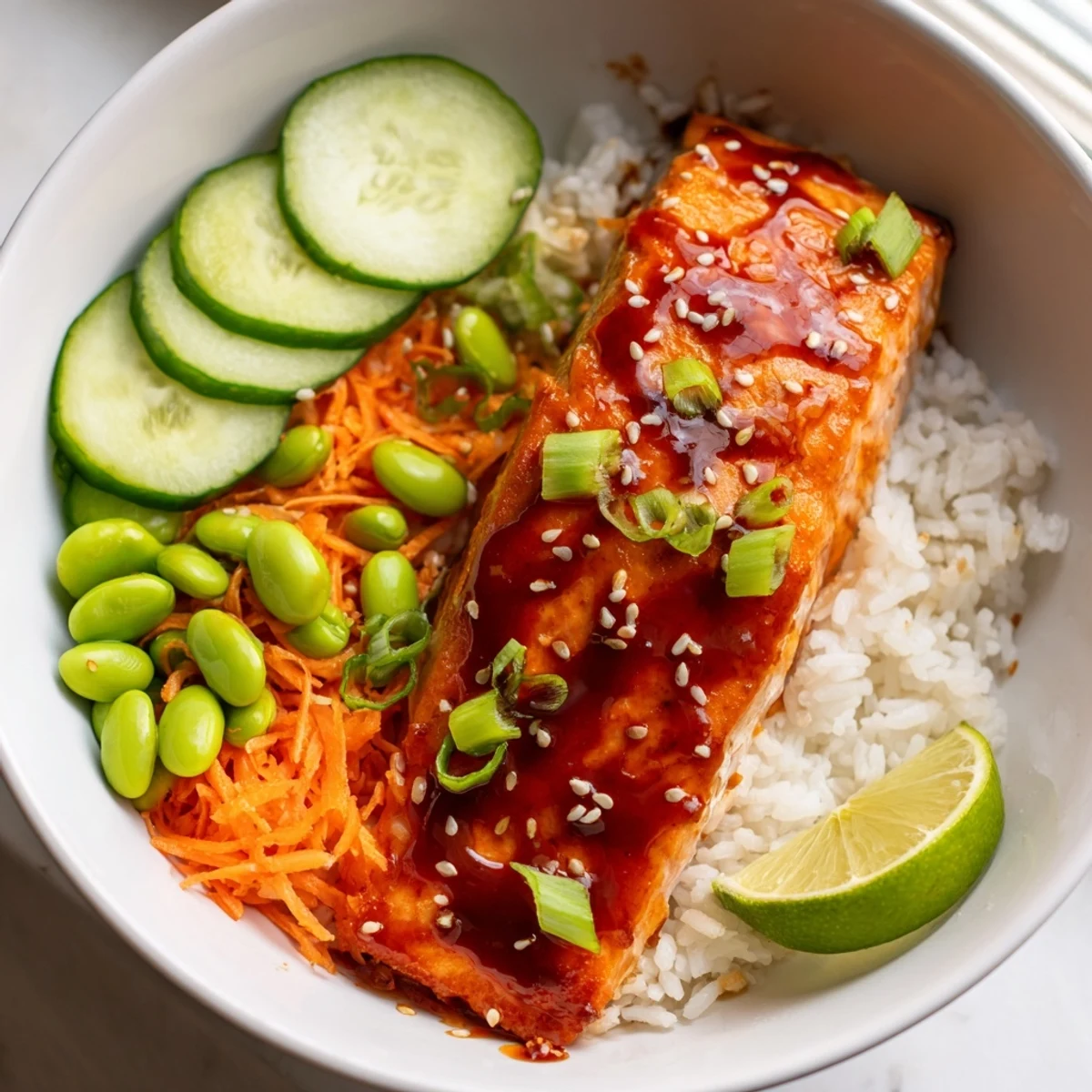 Sriracha Honey Glazed Salmon