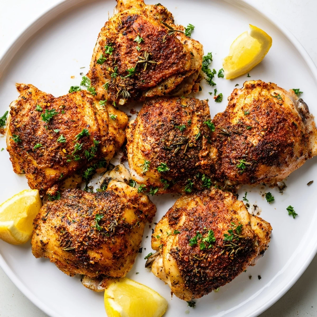 Oven Baked Chicken Thighs