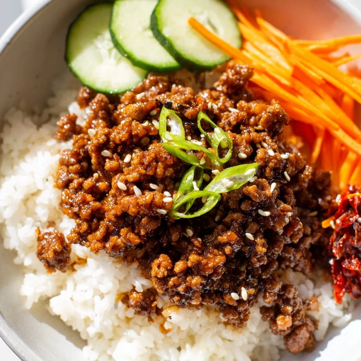 Korean Ground Beef Bowl