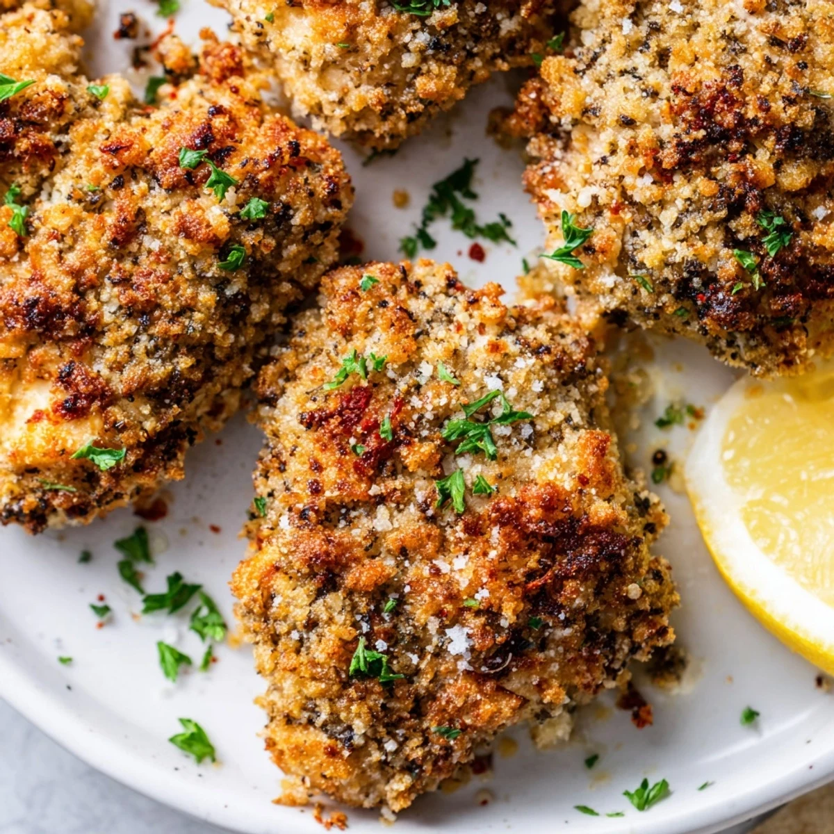 Golden-crusted Paprika Parmesan Chicken resting on a platter ready for a weeknight family dinner