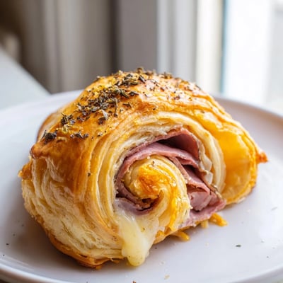 Baked beef and cheese French dip roll ups oozing with melted provolone cheese