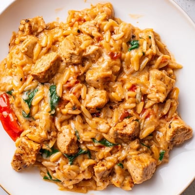 One Pot Cajun Chicken Alfredo