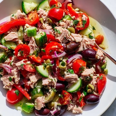 Simple Mediterranean Tuna Salad