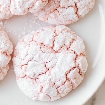 Pastel Crinkle Cookies