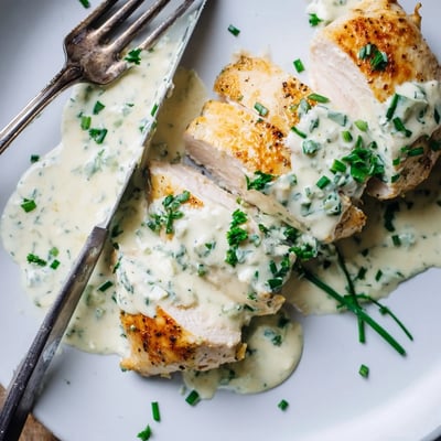 Chicken with Boursin Sauce
