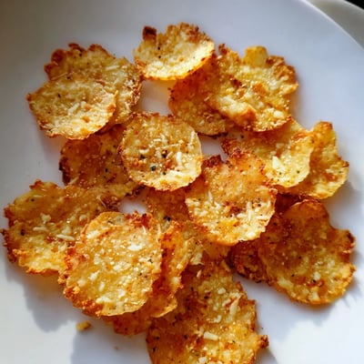 Crispy Cottage Cheese Chips
